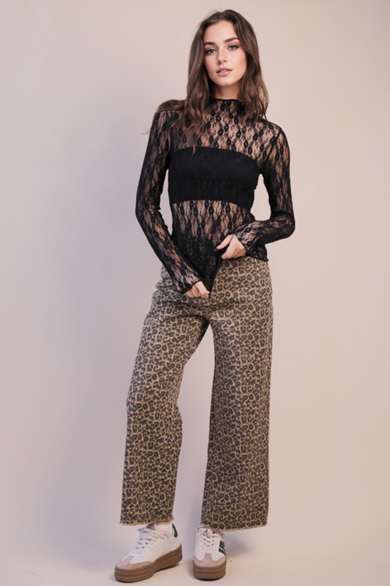 Black Lace Top