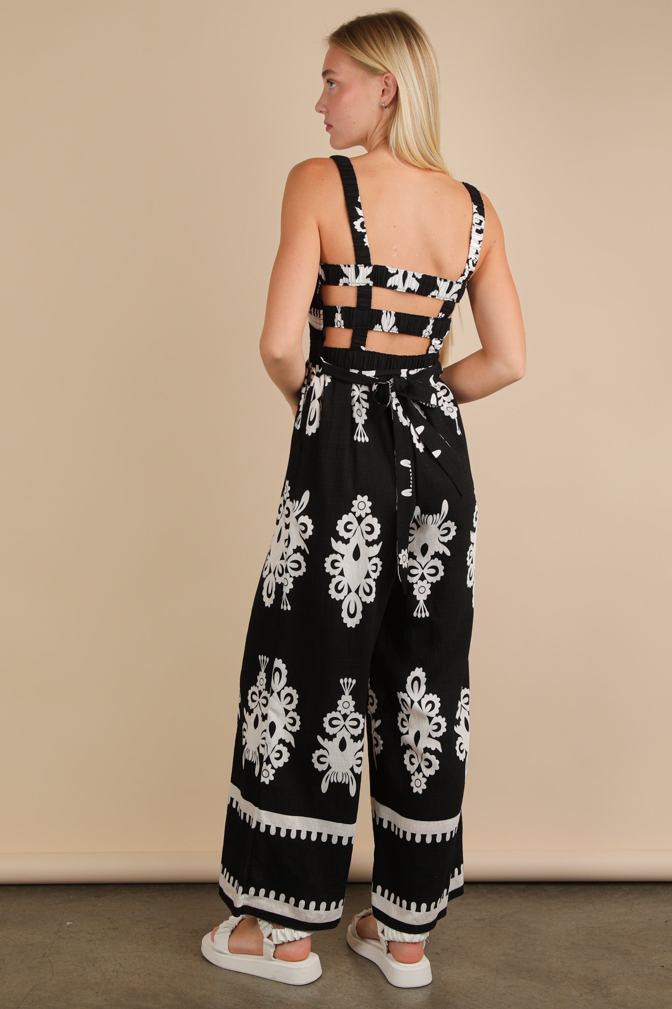 Boho Jumpsuit Wide Leg