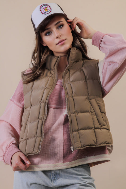 Cozy Mocha Vest