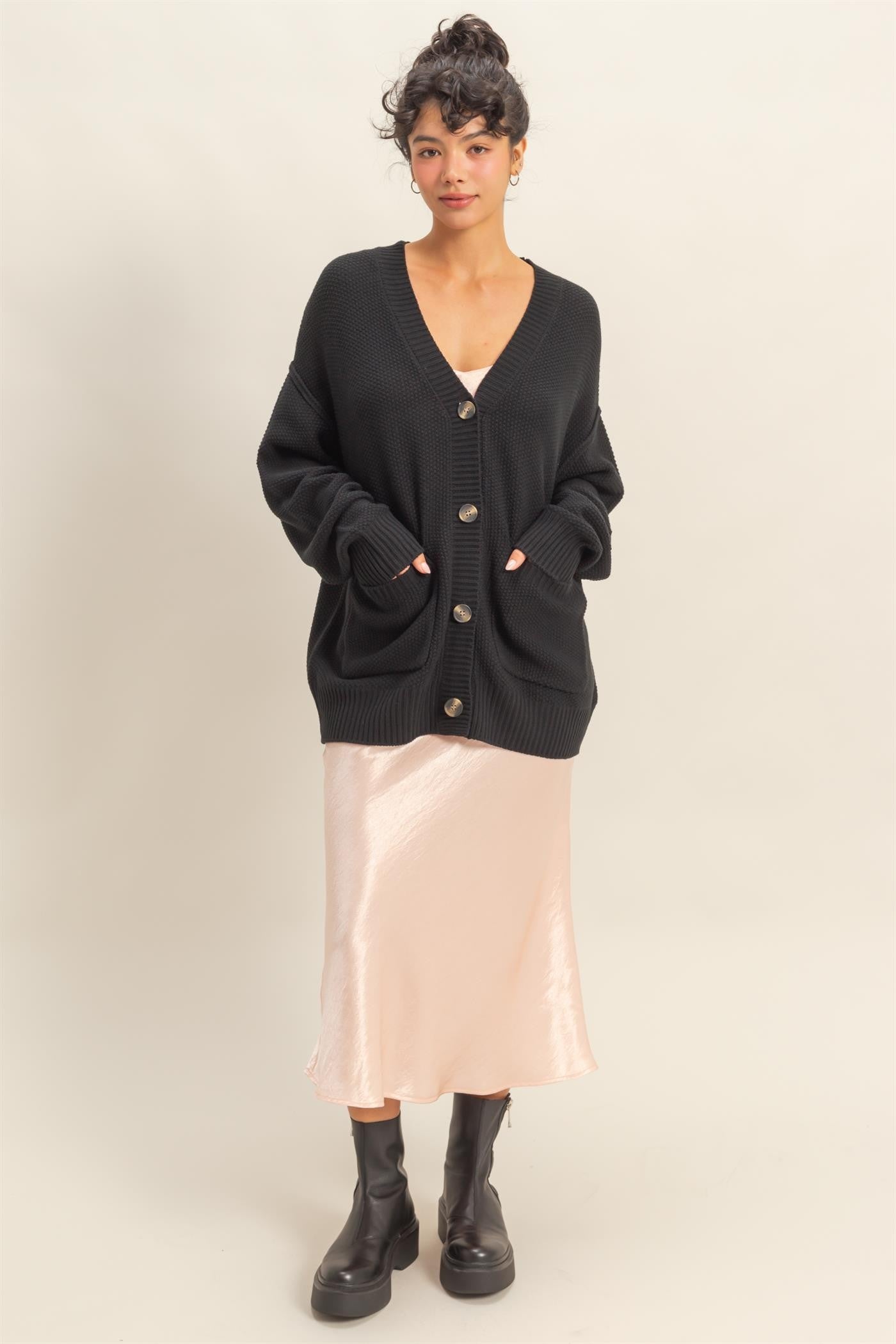 Noir Nights Cardigan Black