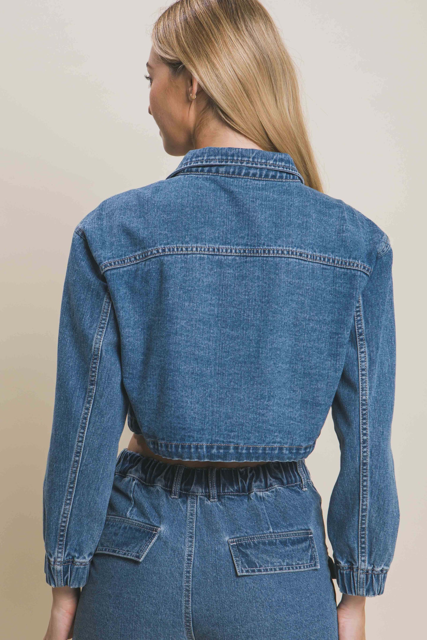 Everyone's Favorite Long Sleeve Boxy Denim Jacket