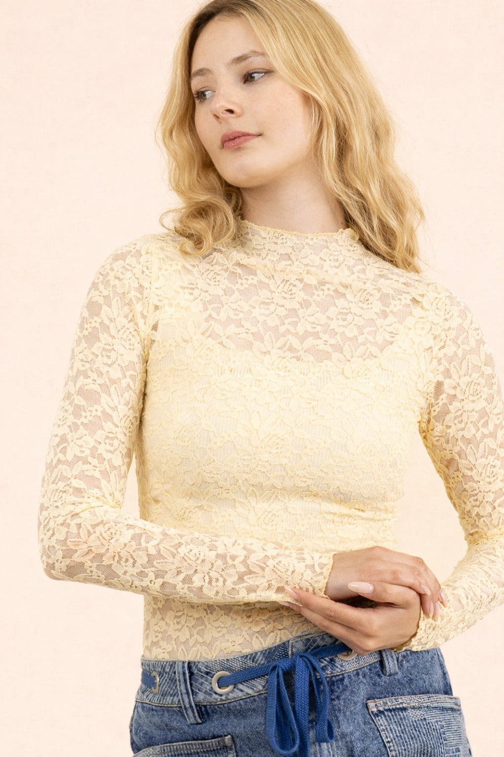 Butter Yellow Lace