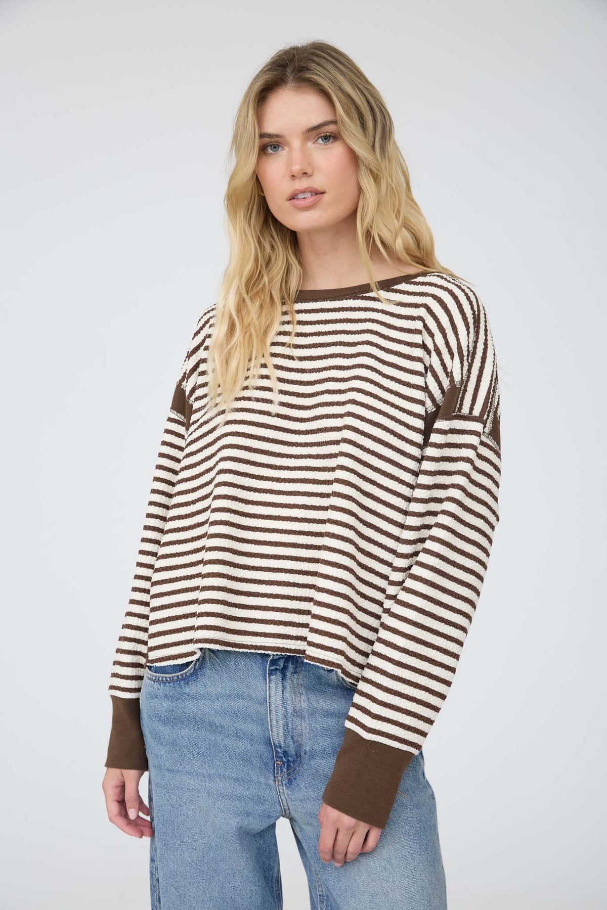 Flirty Favorite Top Mocha