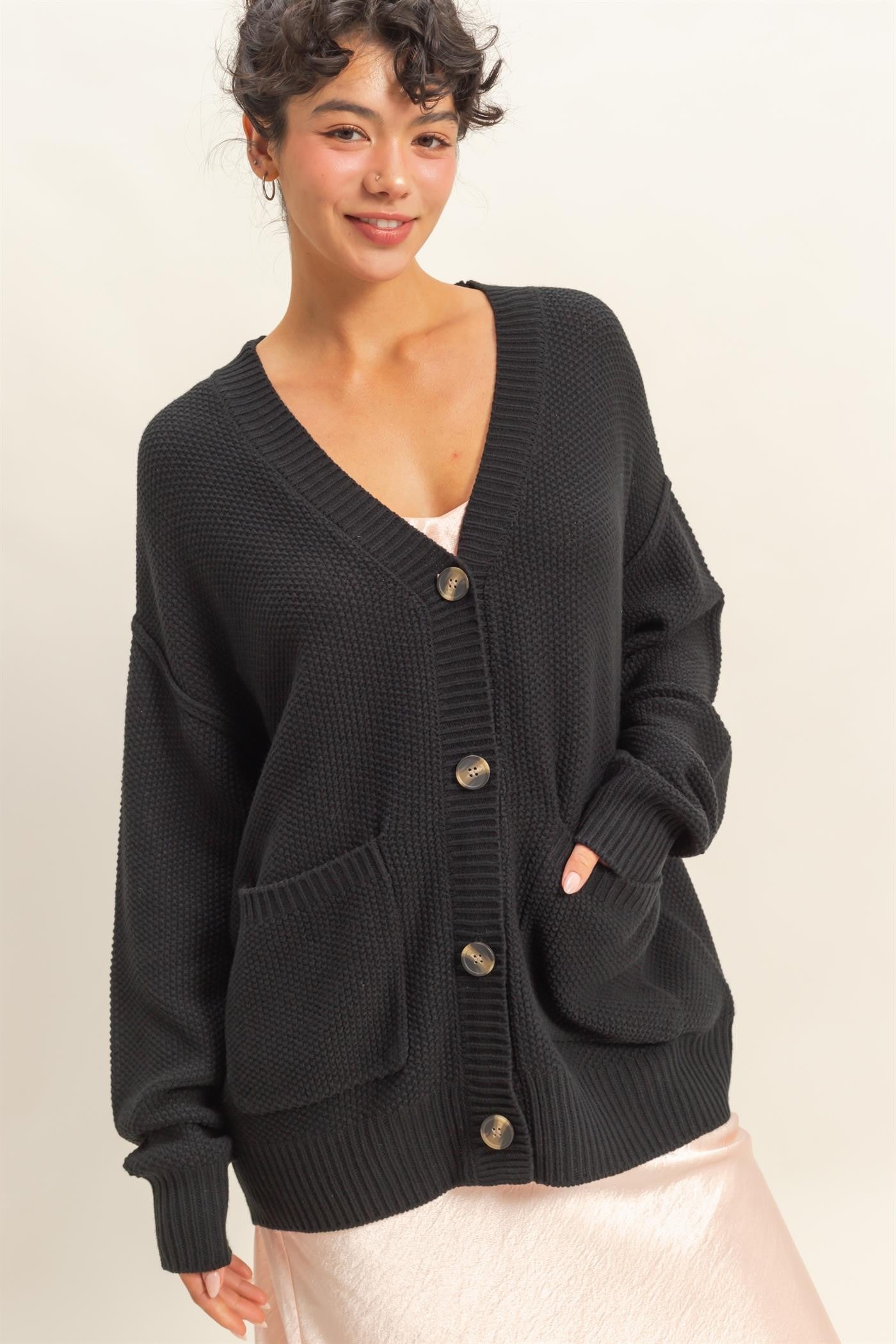 Noir Nights Cardigan Black
