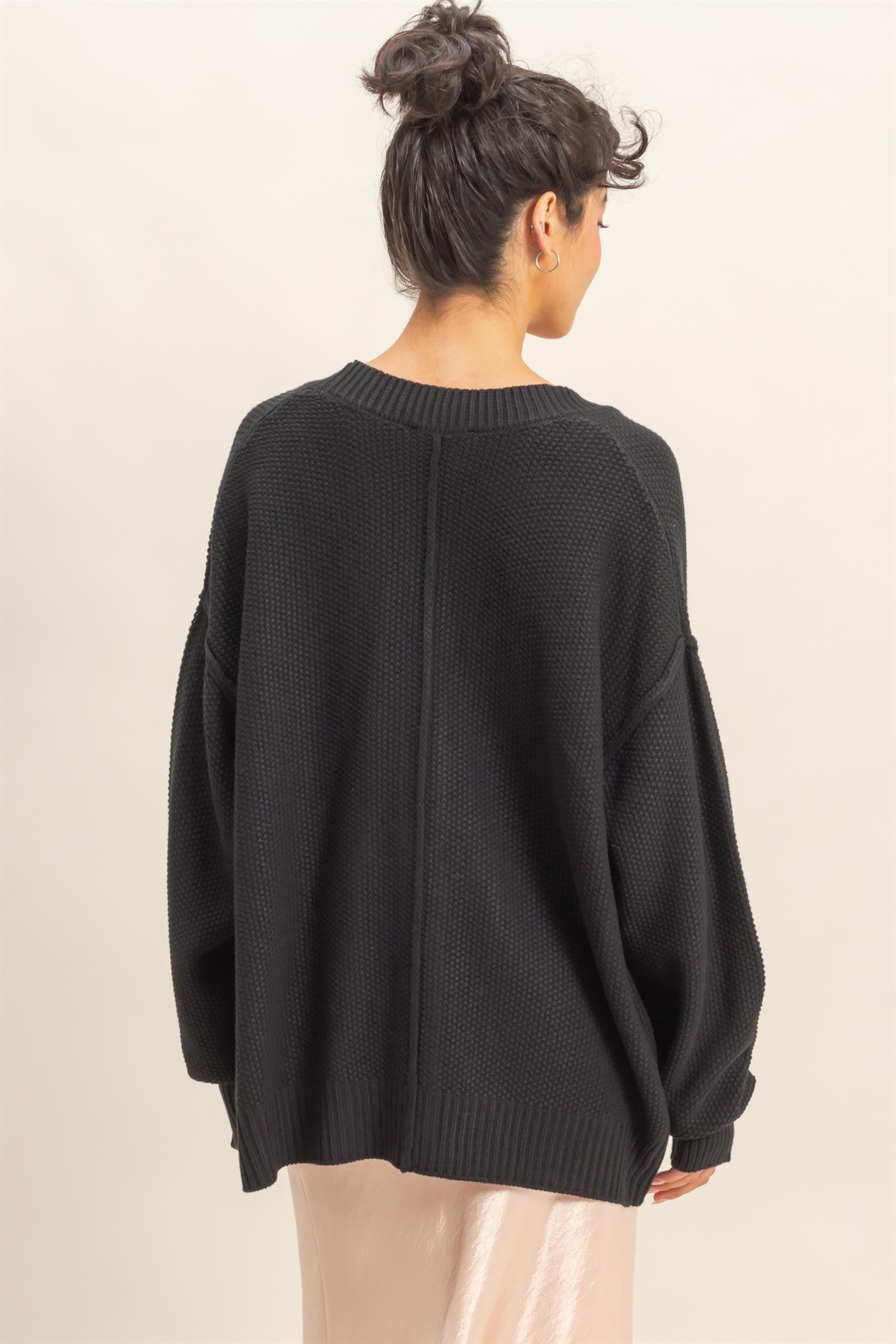 Noir Nights Cardigan Black