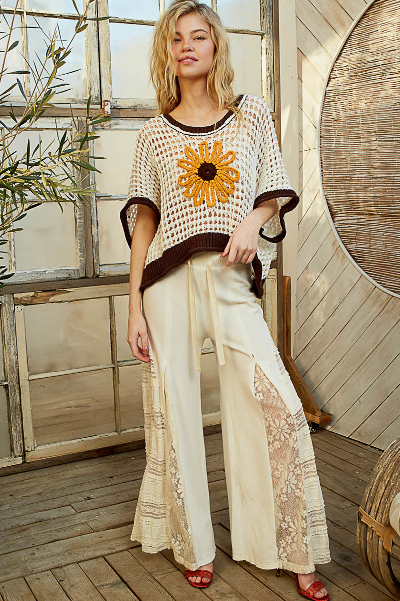 Flower Summer Statement Sweater