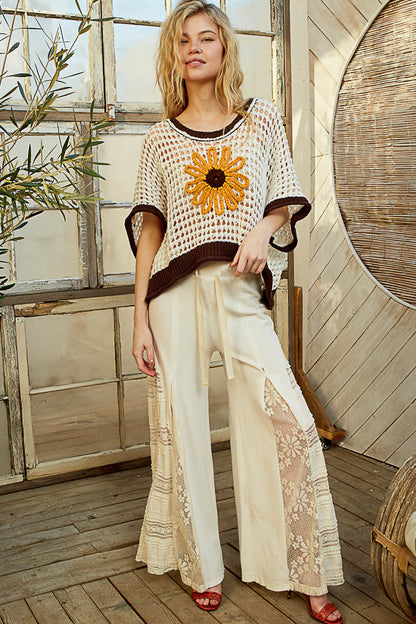 Flower Summer Statement Sweater