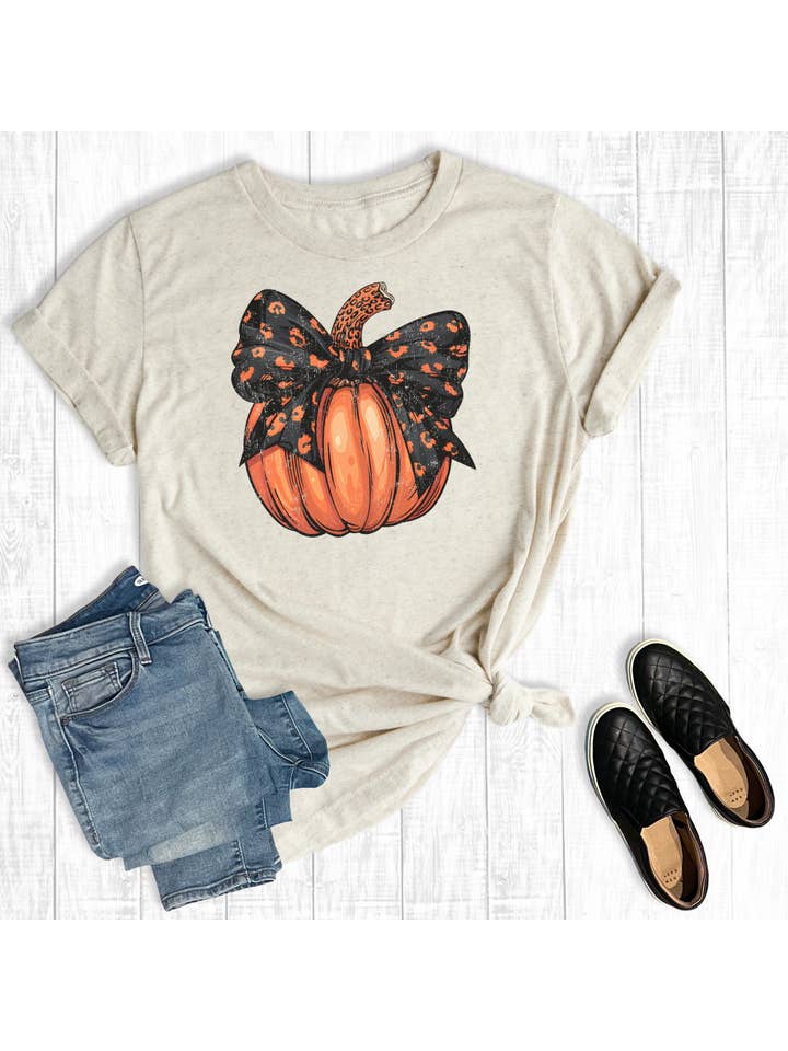 Sweet Bow Pumpkin Tee