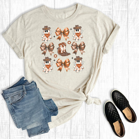 The Avery Western Fall Bows Tee