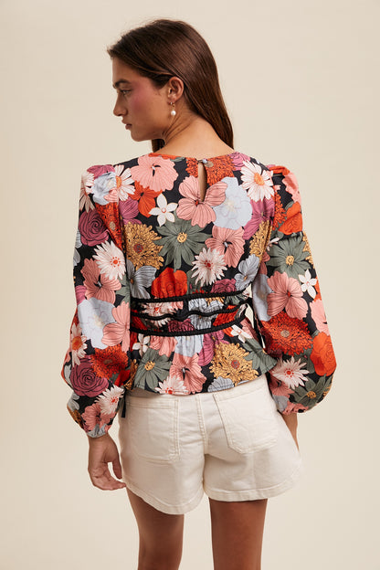 Sundown Petals Top