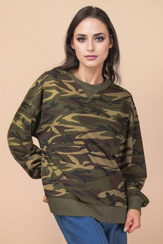 Hunting Babe Camo Top