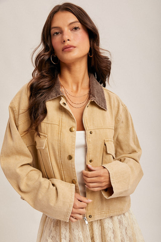 *PRE-ORDER* The Hattie Jacket Sand Beige