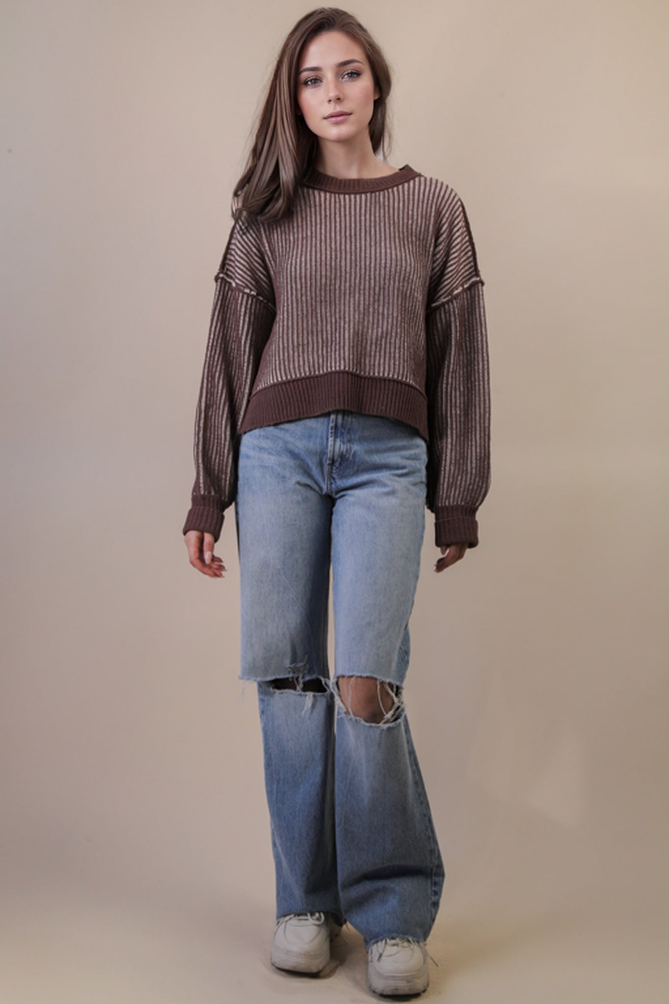 It Girl Sweater Chocolate
