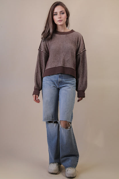 It Girl Sweater Chocolate