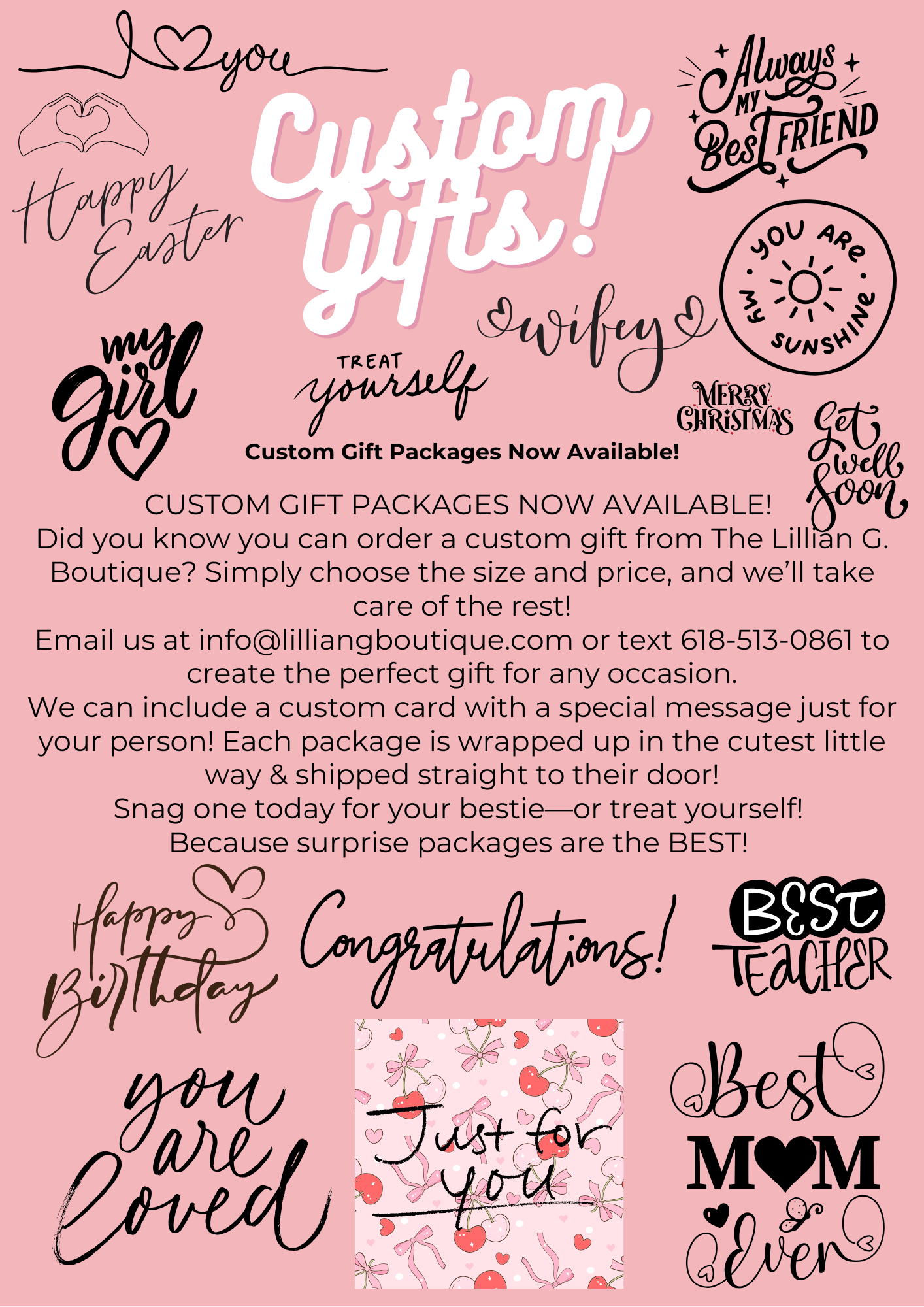 Happy Mail Custom Packages 💌