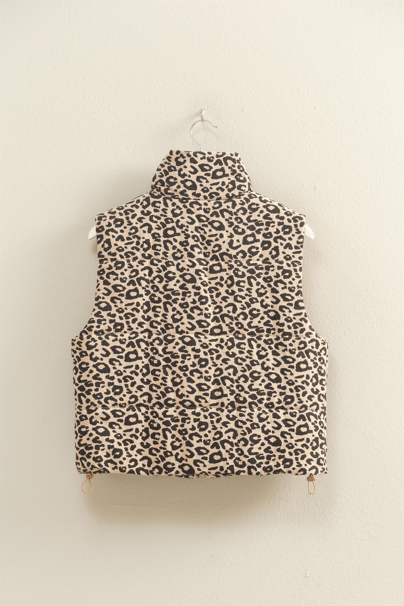 Wild at Heart Khaki Statement Puffer Vest