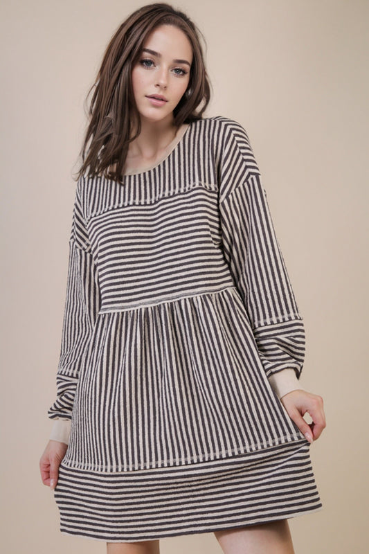 Chocolate Stripe Dress