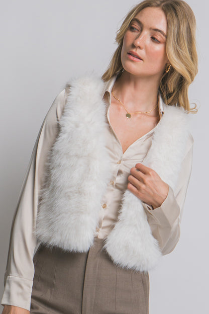 Ivory Fur Vest