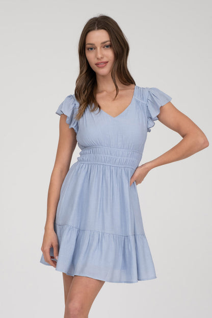 Blue Skies & Butterflies Dress