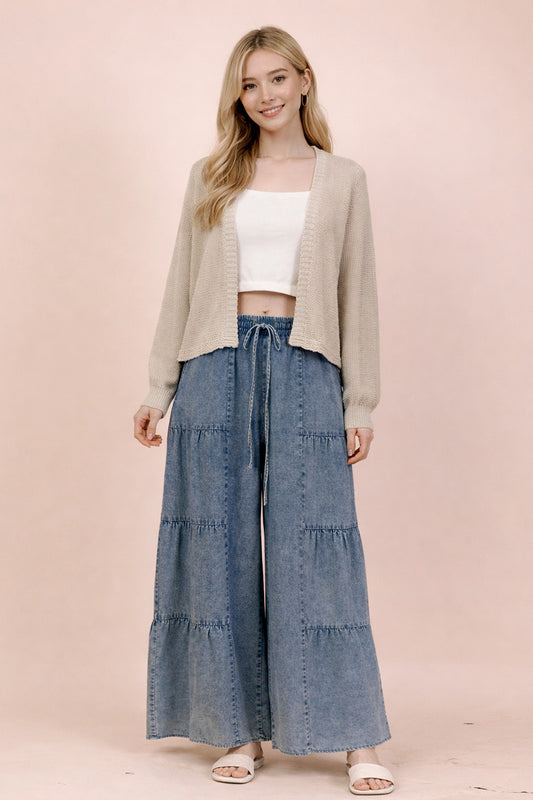 Josie Mineral Washed Chambray Pants