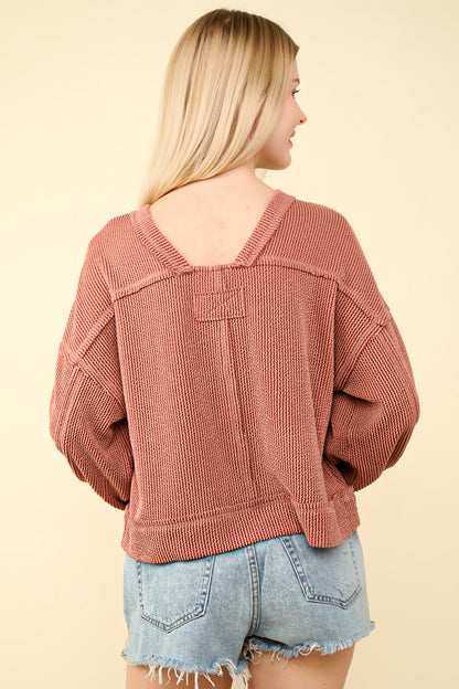 Autumn Nights Top in Rust