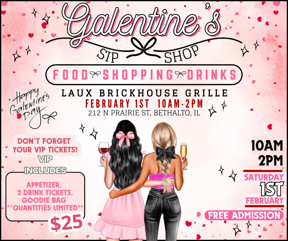 Galentine's Sip & Shop at Laux Brickhouse