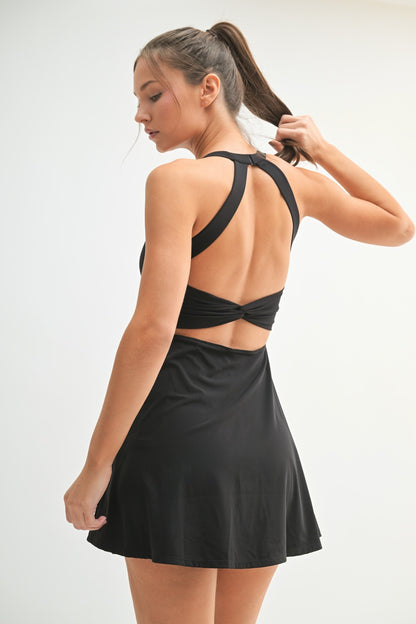 💪 Swift & Strong Halter Active Dress