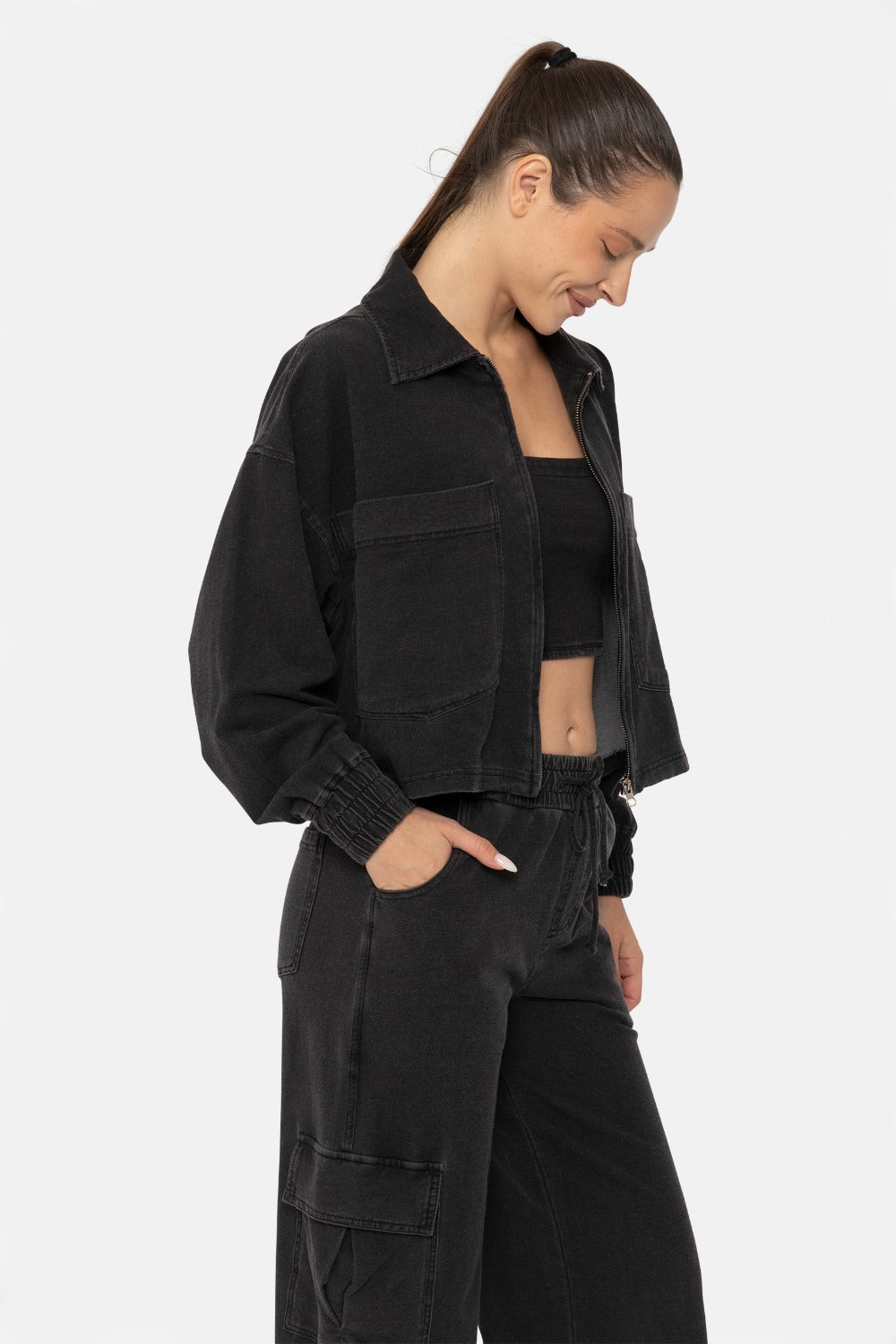 Everyday Edge Boxy Cotton Jacket