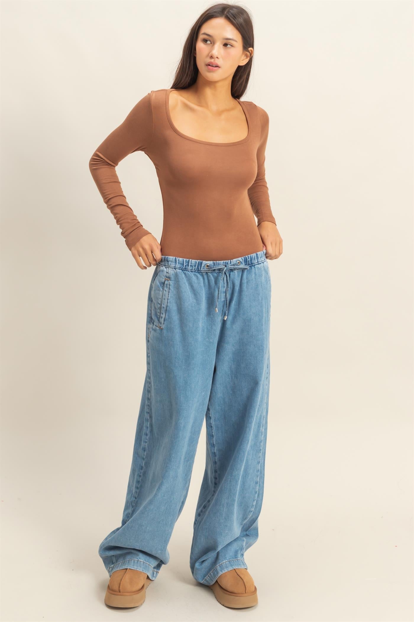 Tiramisu Tie Back Bodysuit