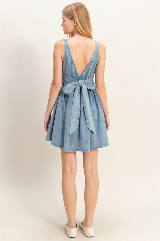 Sweetheart of the Rodeo Denim Dress