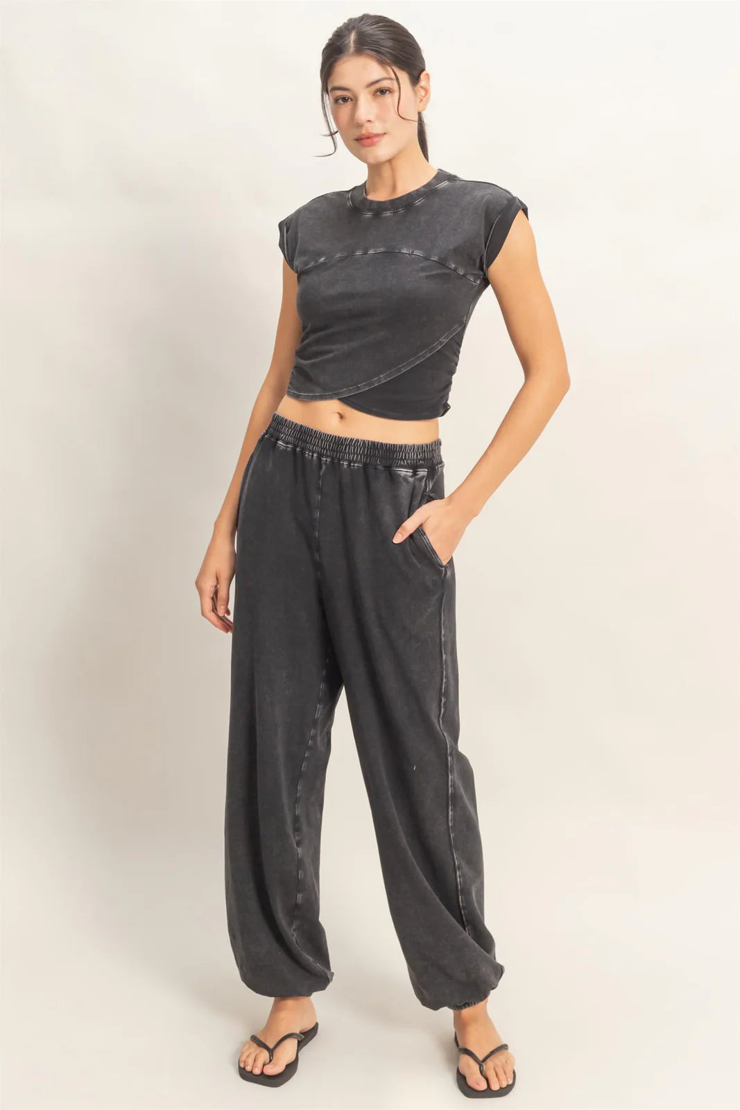 Free Spirit Flow Set Mineral Wash Black