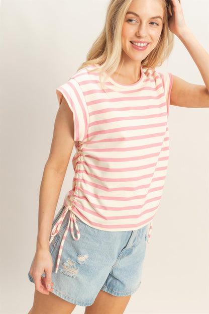 Blushing Babe Stripe Top